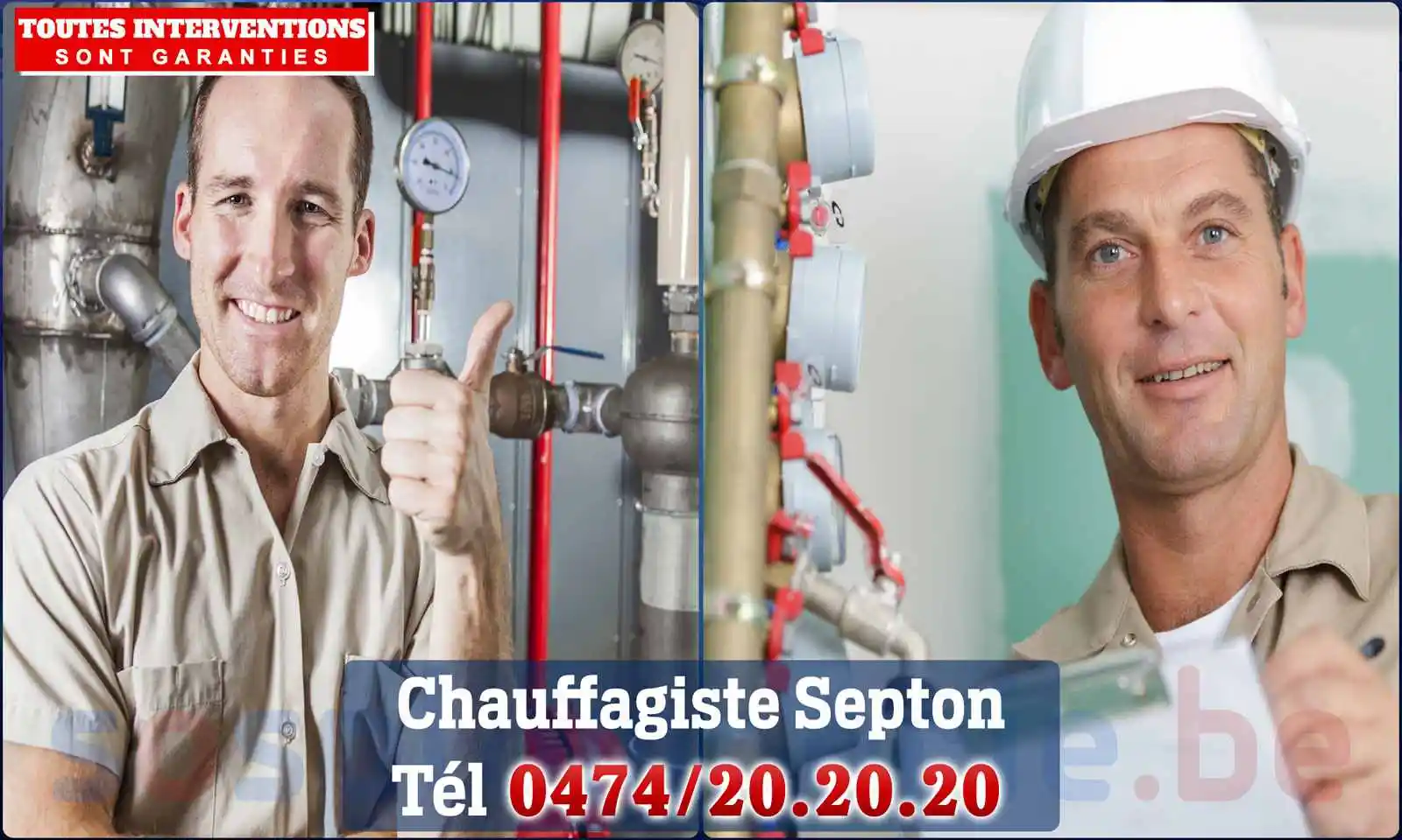 Chauffagiste agréé à Septon 6940
