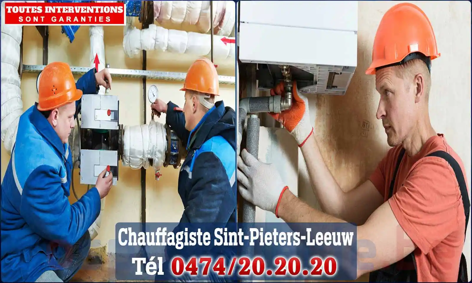 Chauffagiste agréé à Sint-Pieters-Leeuw 1600
