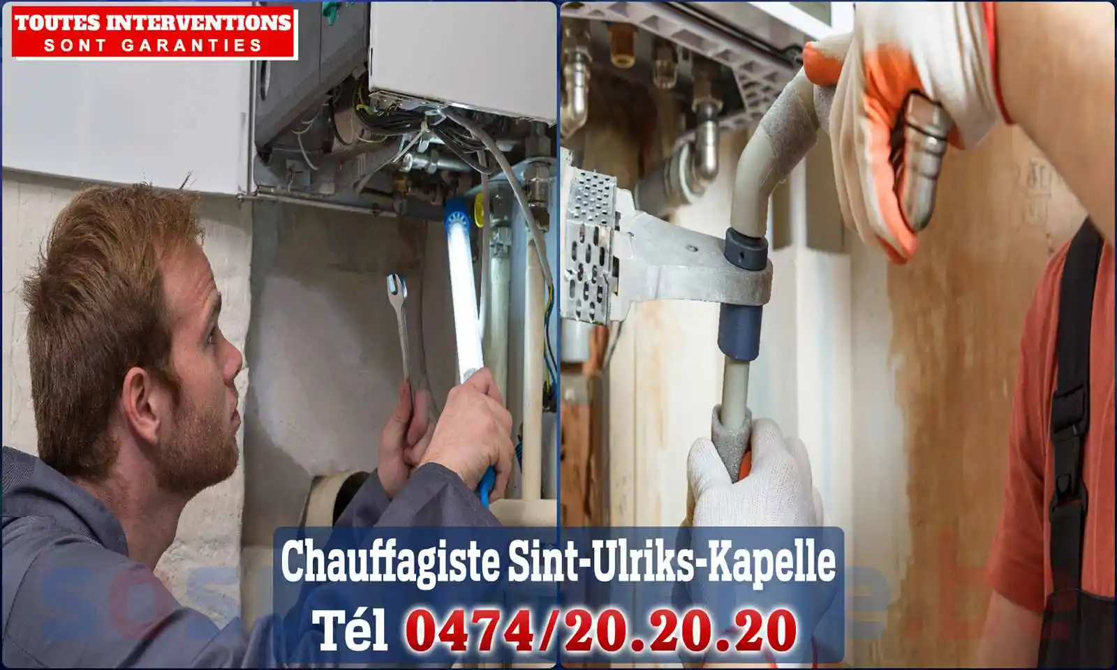 Chauffagiste agréé à Sint-Ulriks-Kapelle 1700