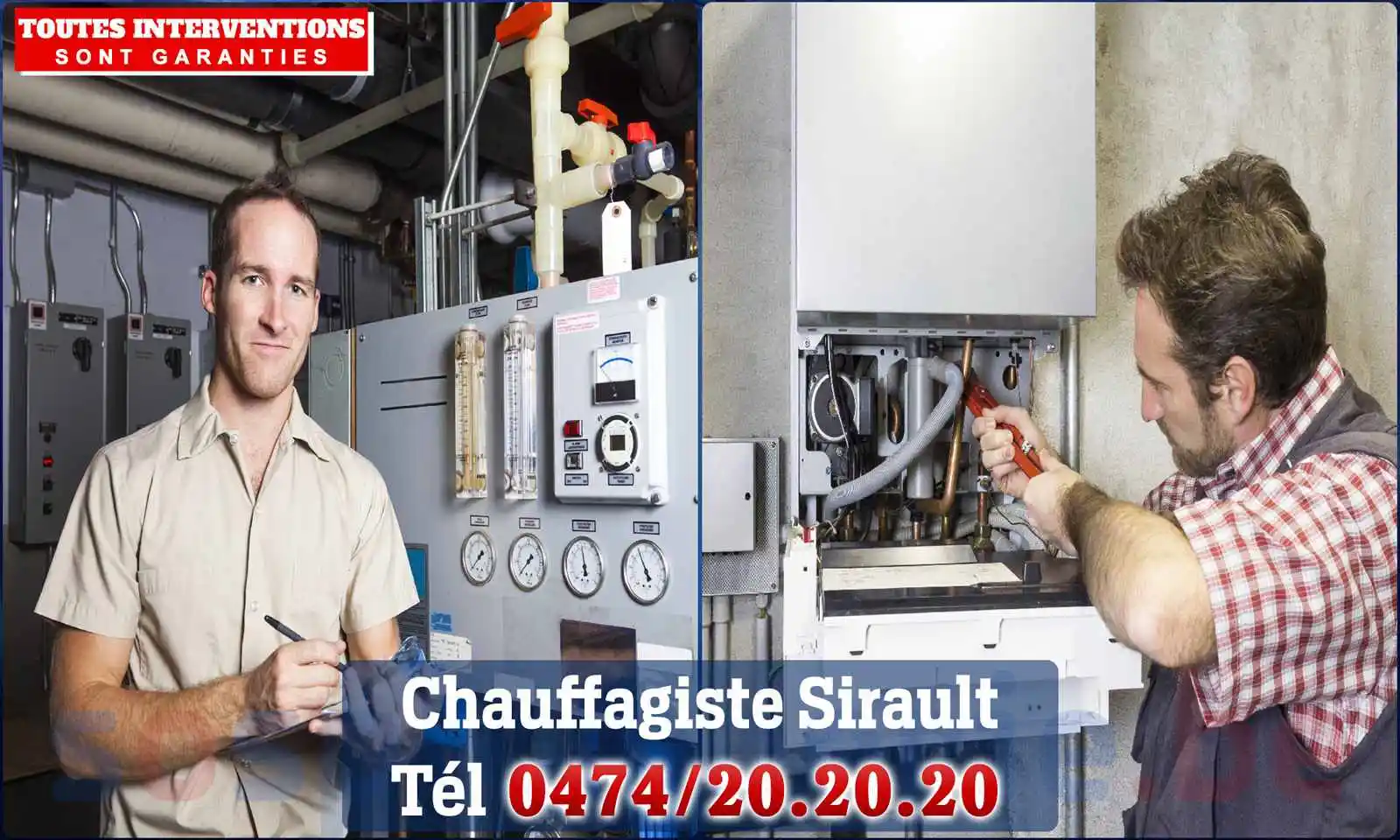 Chauffagiste agréé à Sirault 7332