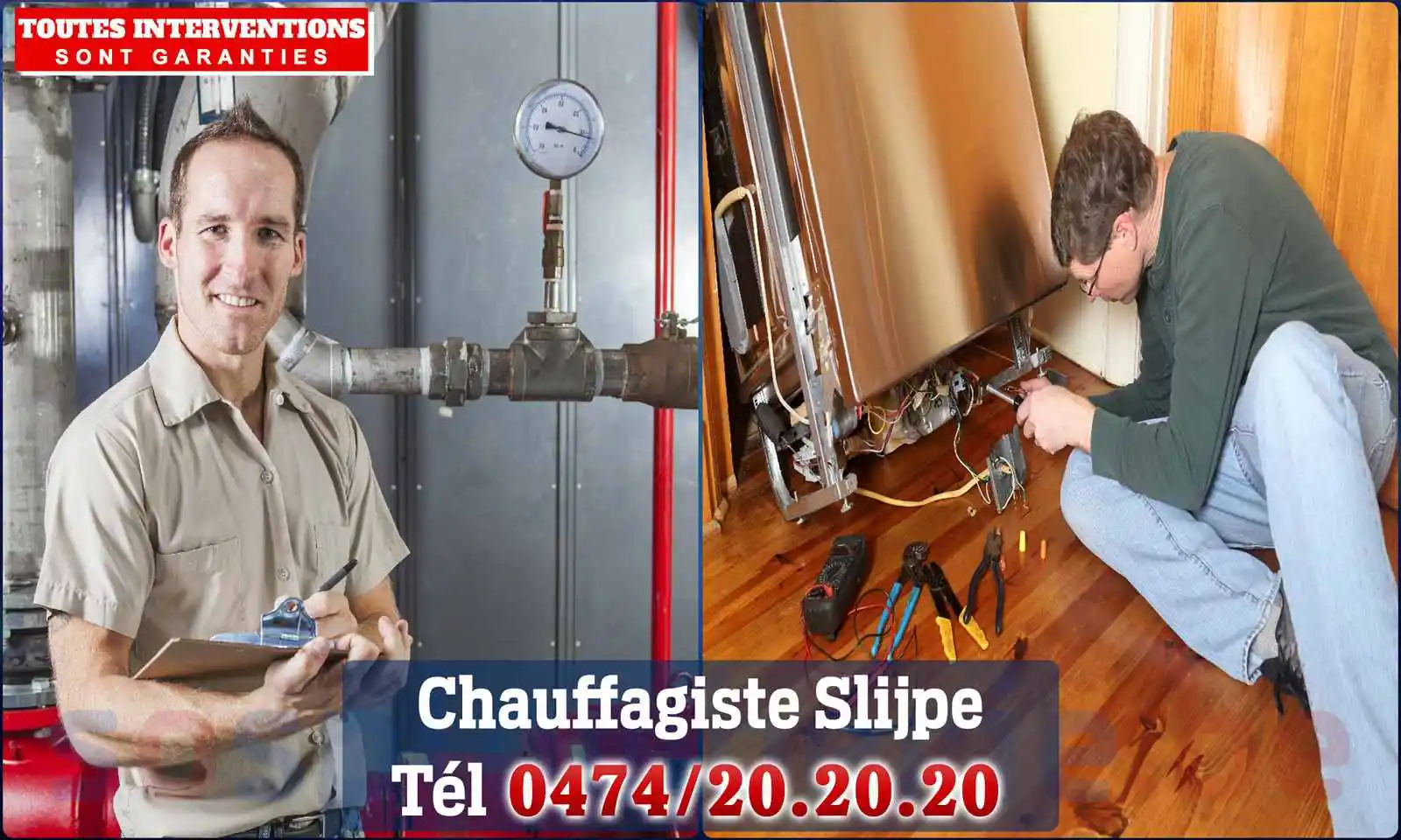 Chauffagiste agréé à Slijpe 8433