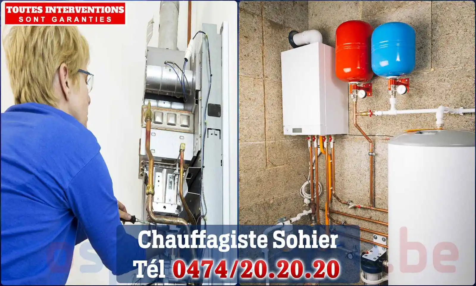 Chauffagiste agréé à Sohier 6920