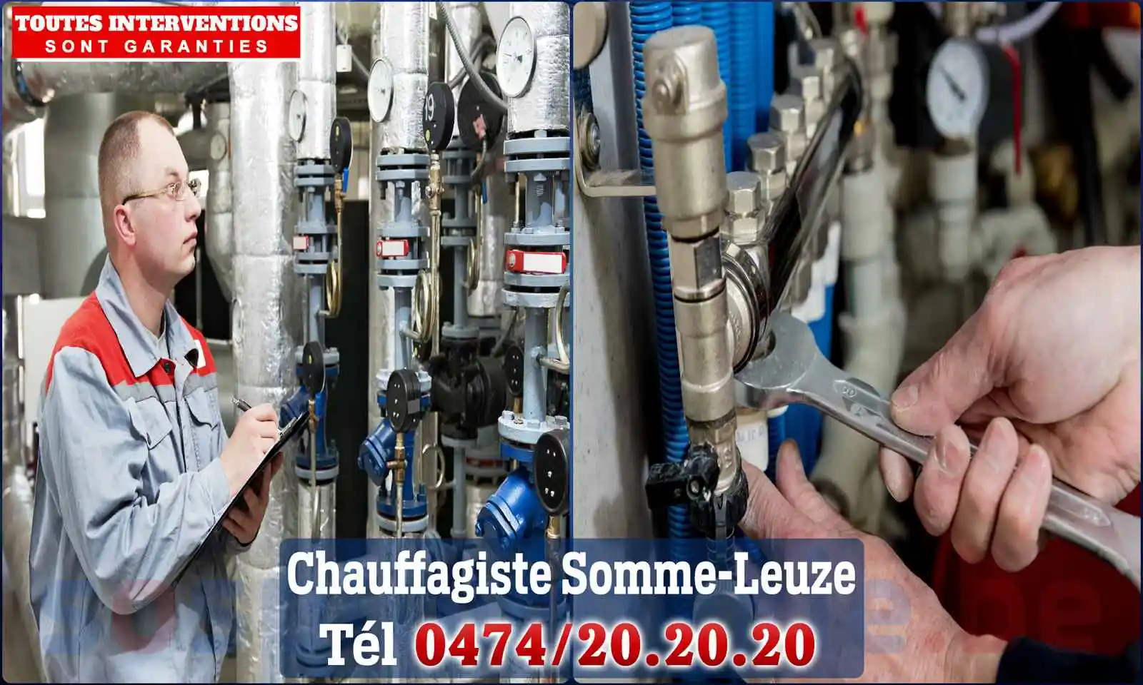 Chauffagiste agréé à Somme-Leuze 5377