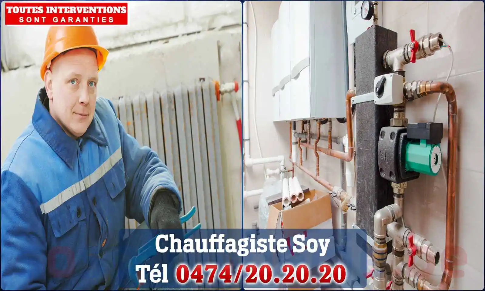 Chauffagiste agréé à Soy 6997