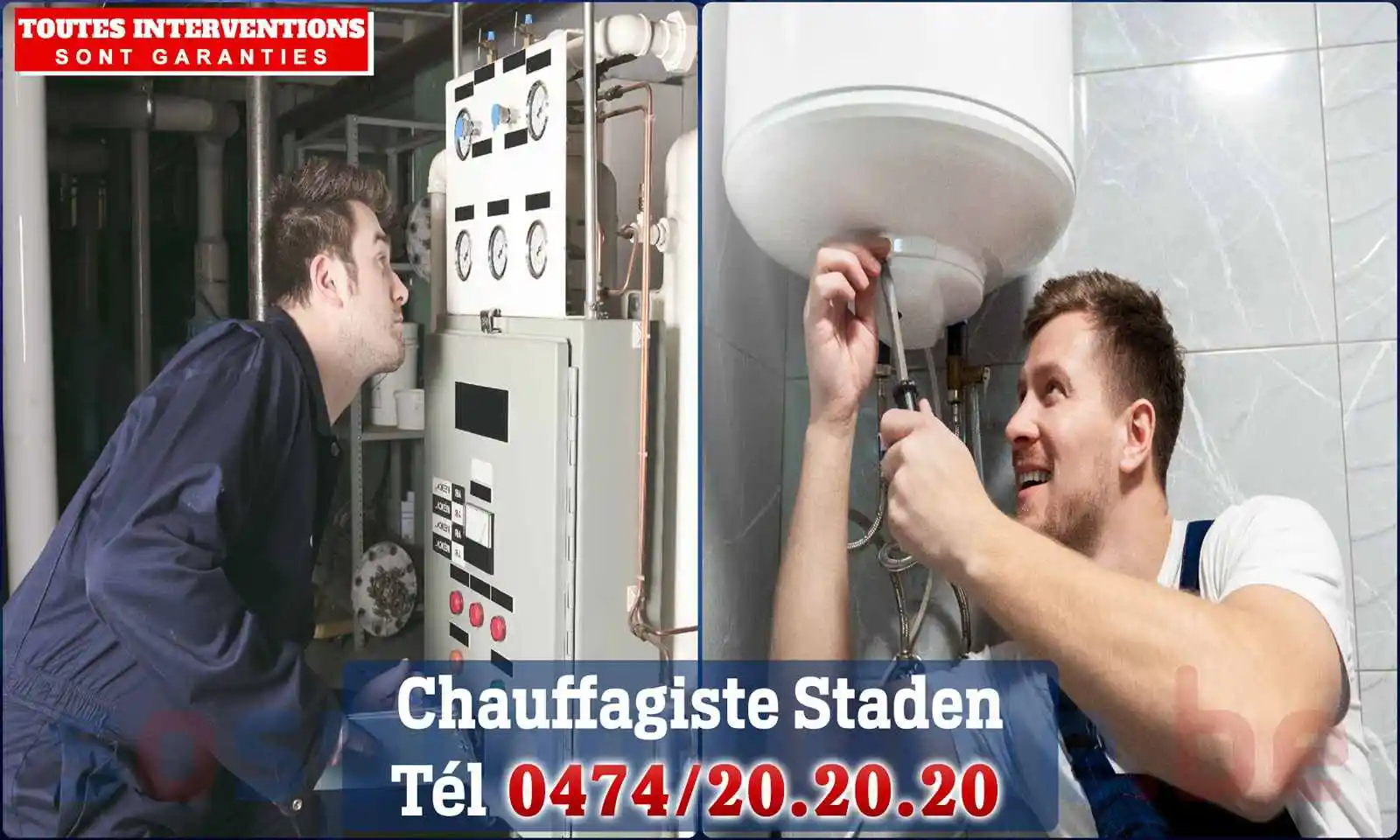 Chauffagiste agréé à Staden 8840