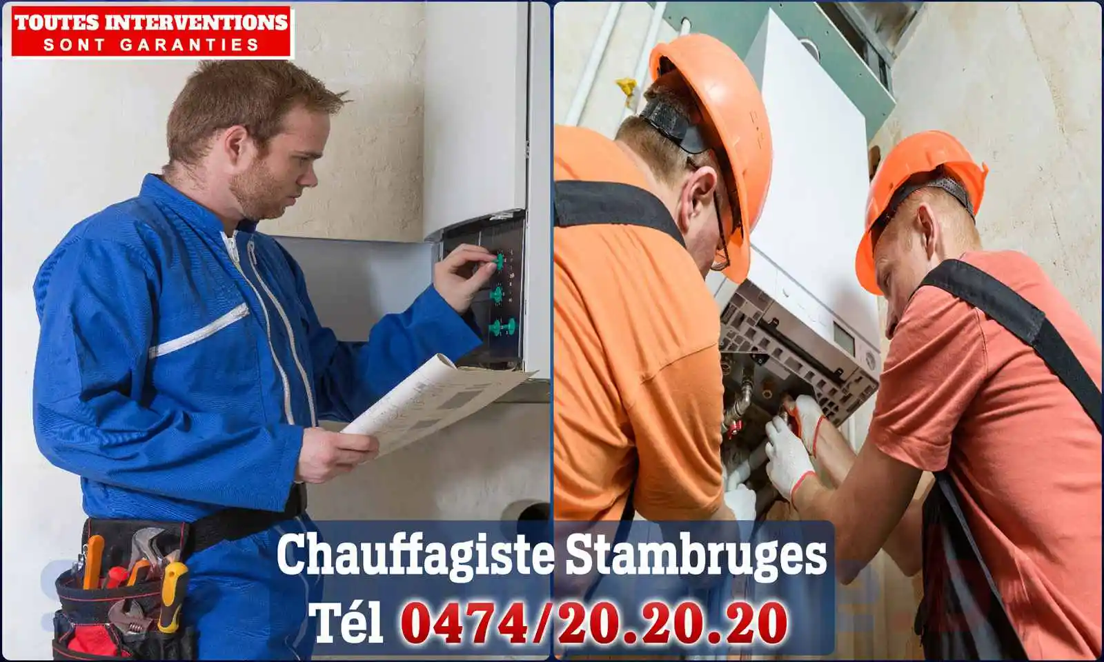 Chauffagiste agréé à Stambruges 7973