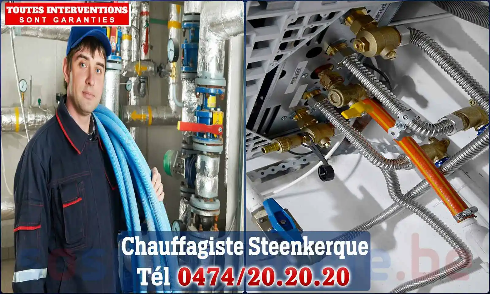 Chauffagiste agréé à Steenkerque 7090