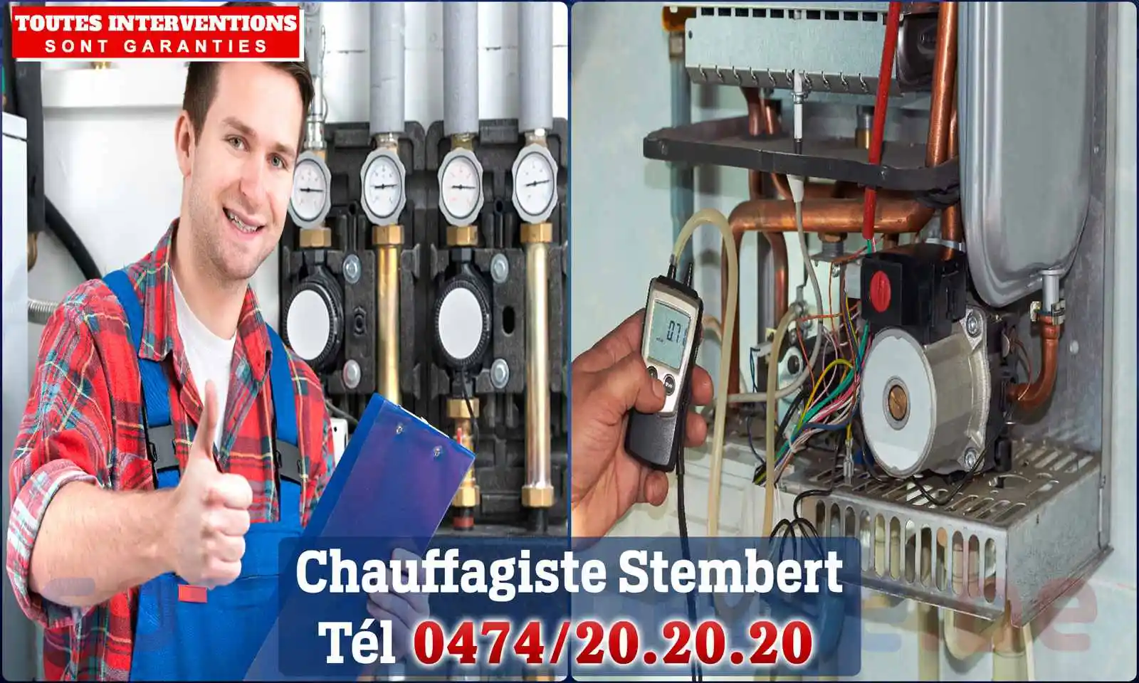 Chauffagiste agréé à Stembert 4801
