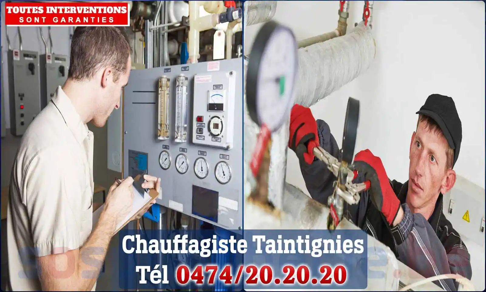 Chauffagiste agréé à Taintignies 7618