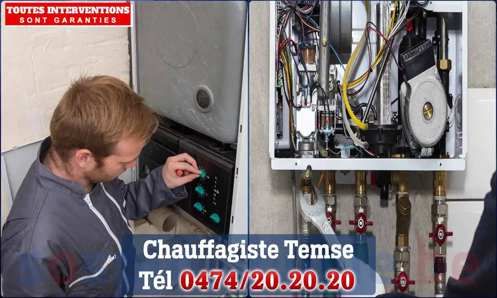 Chauffagiste agréé à Temse 9140