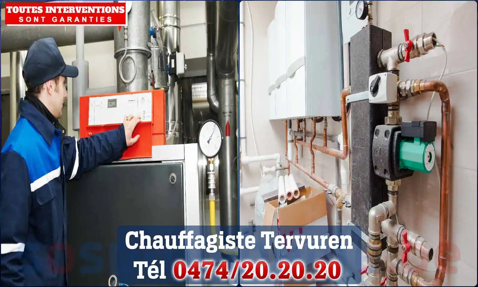 Chauffagiste agréé à Tervuren 3080