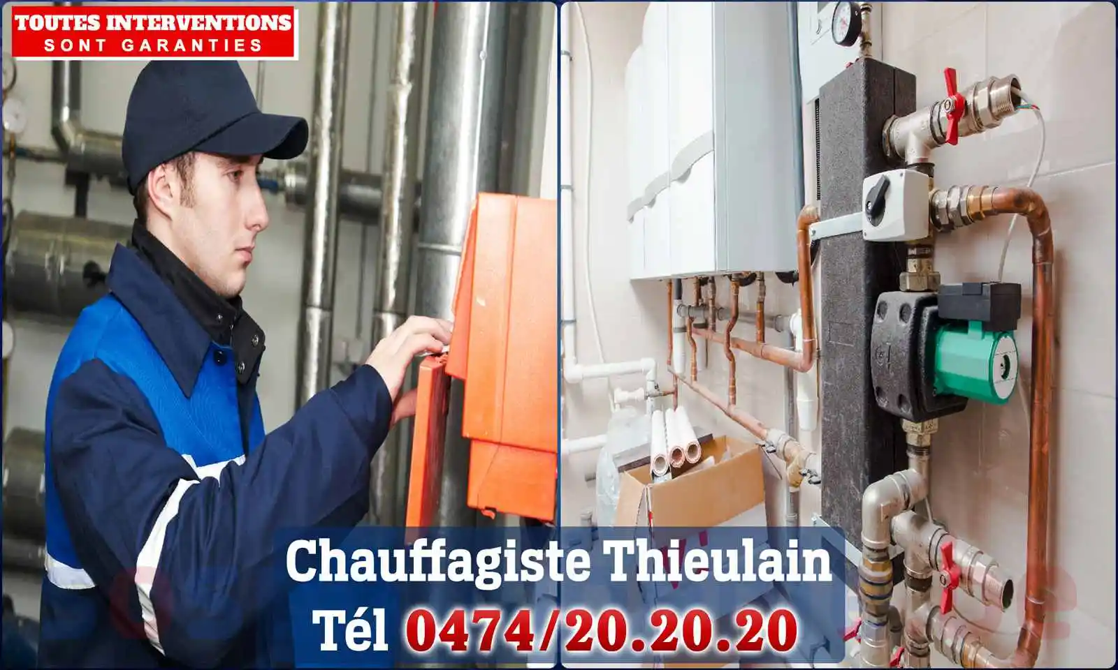 Chauffagiste agréé à Thieulain 7901