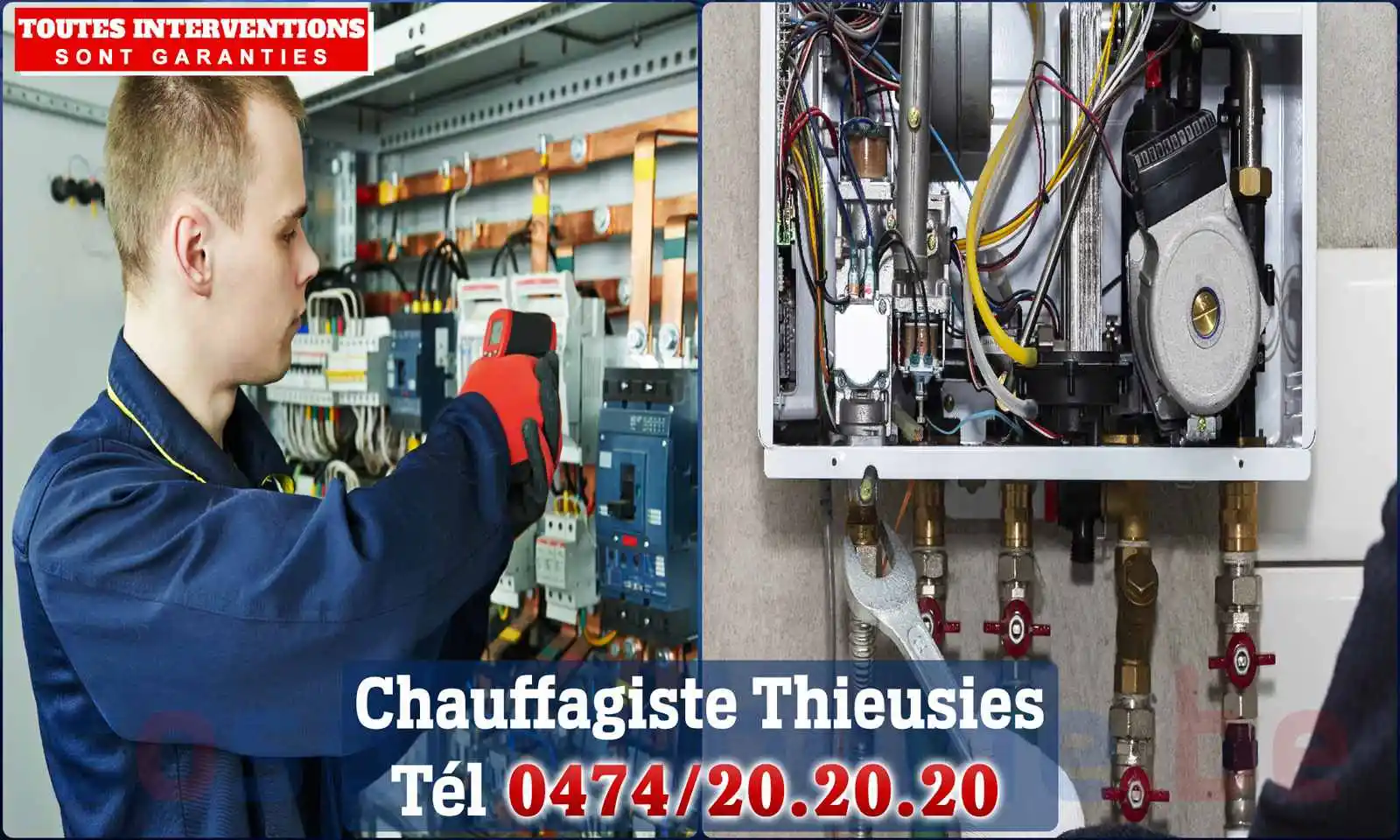 Chauffagiste agréé à Thieusies 7061