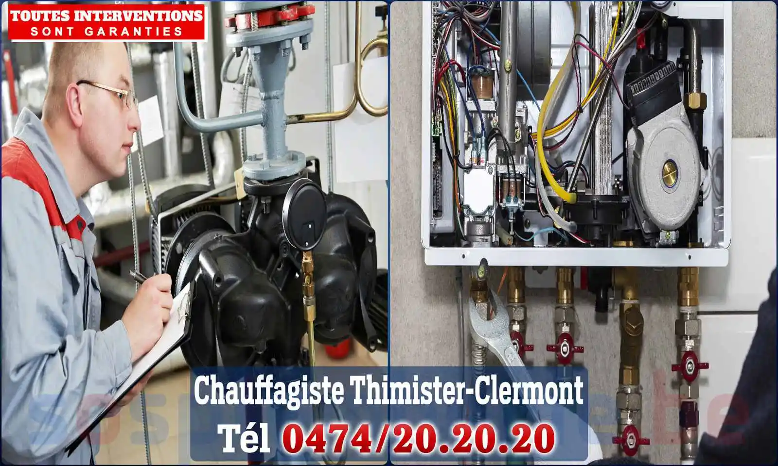 Chauffagiste agréé à Thimister-Clermont 4890