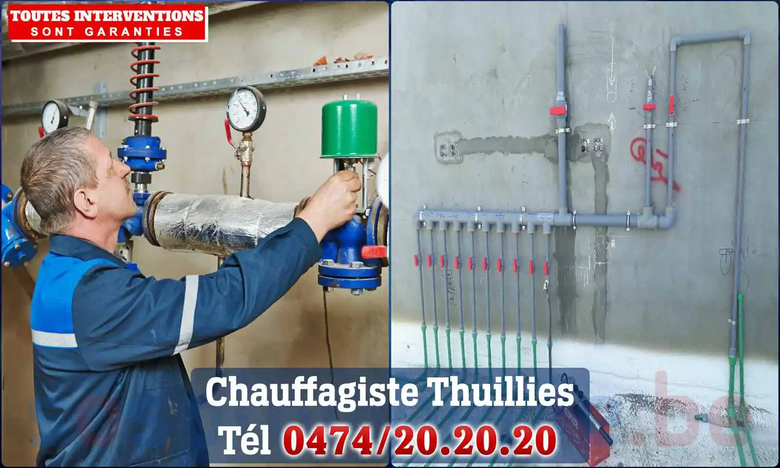 Chauffagiste agréé à Thuillies 6536