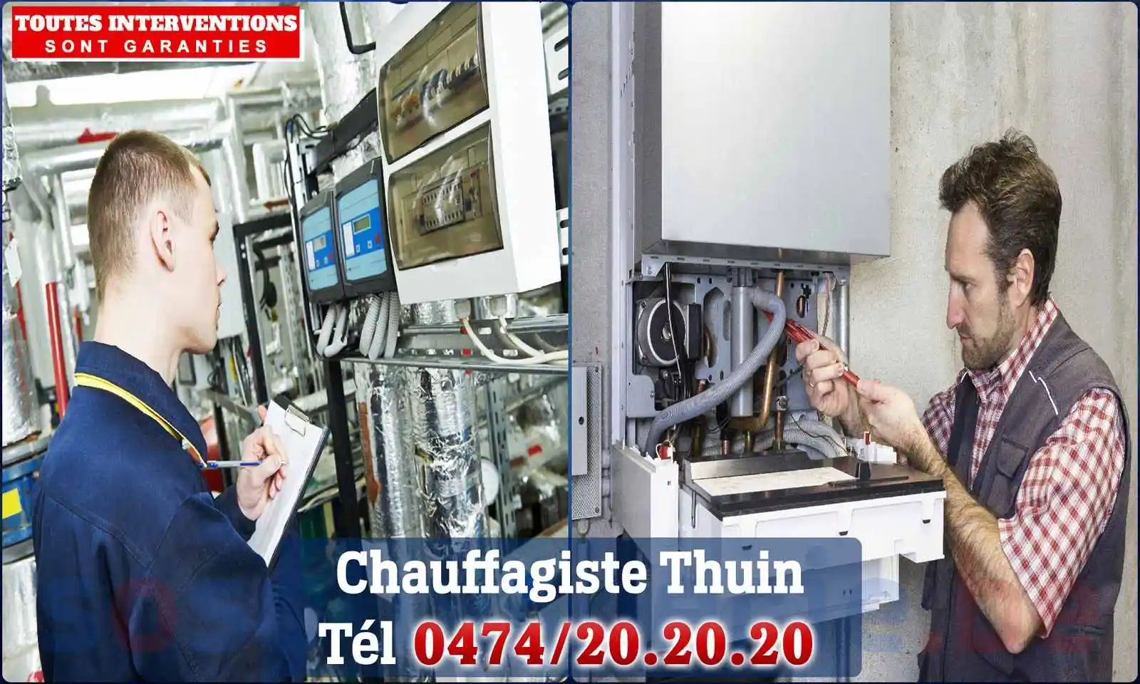 Chauffagiste agréé à Thuin 6530