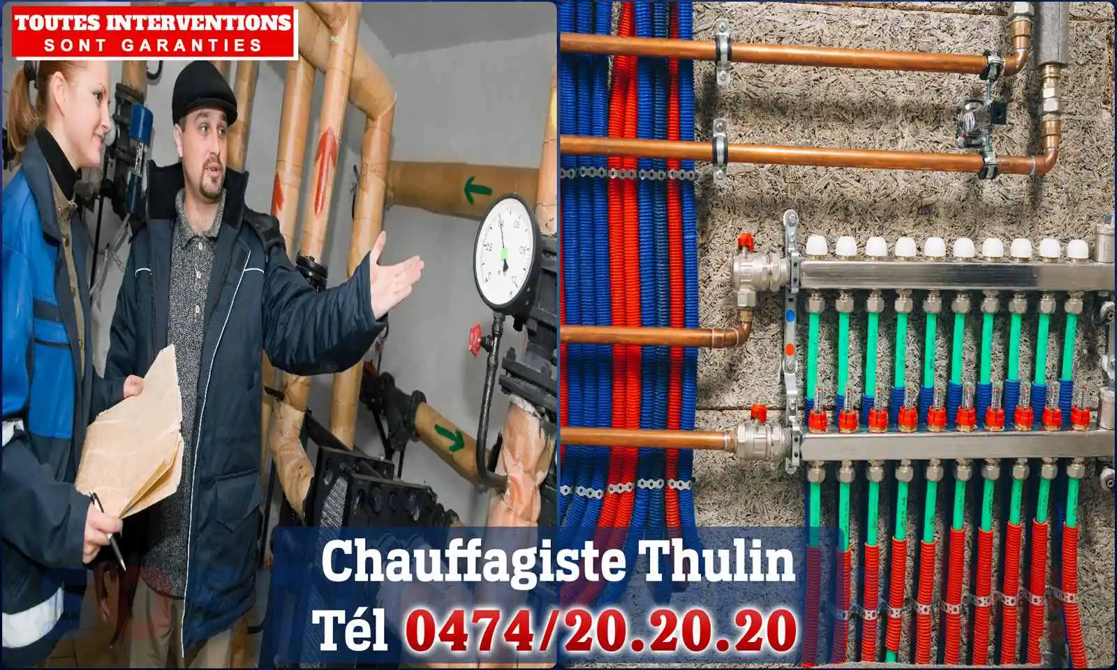 Chauffagiste agréé à Thulin 7350