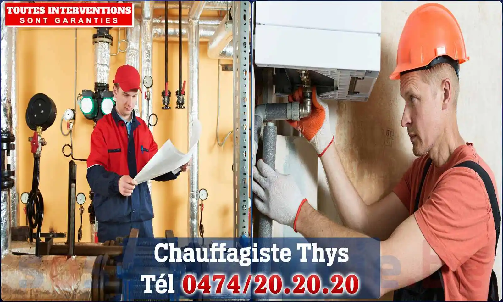 Chauffagiste agréé à Thys 4367