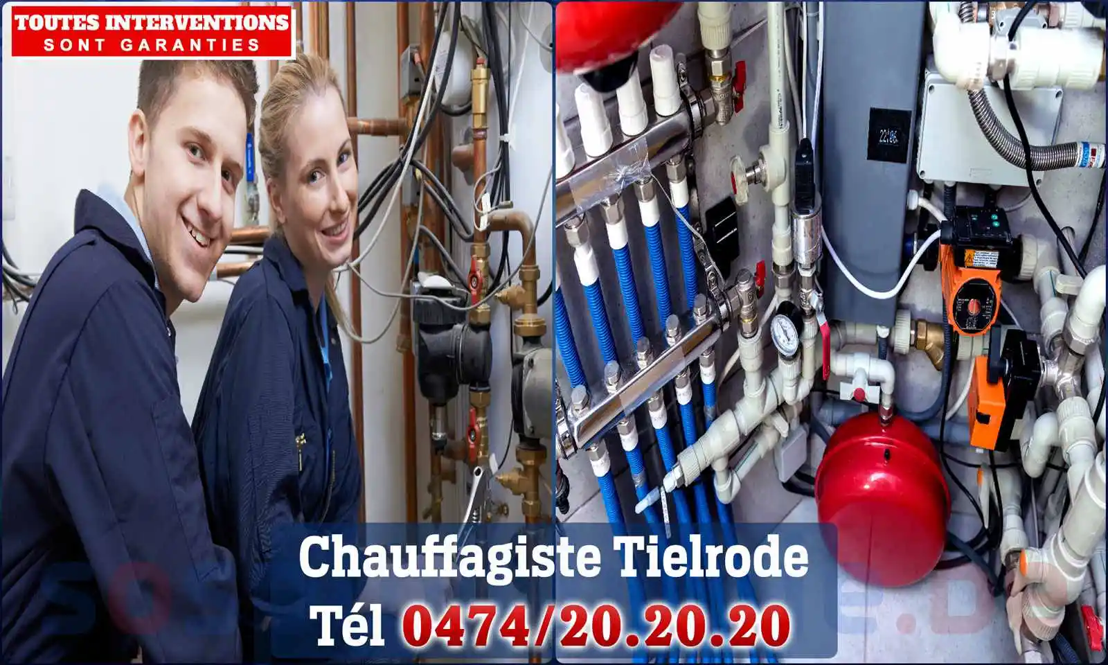 Chauffagiste agréé à Tielrode 9140