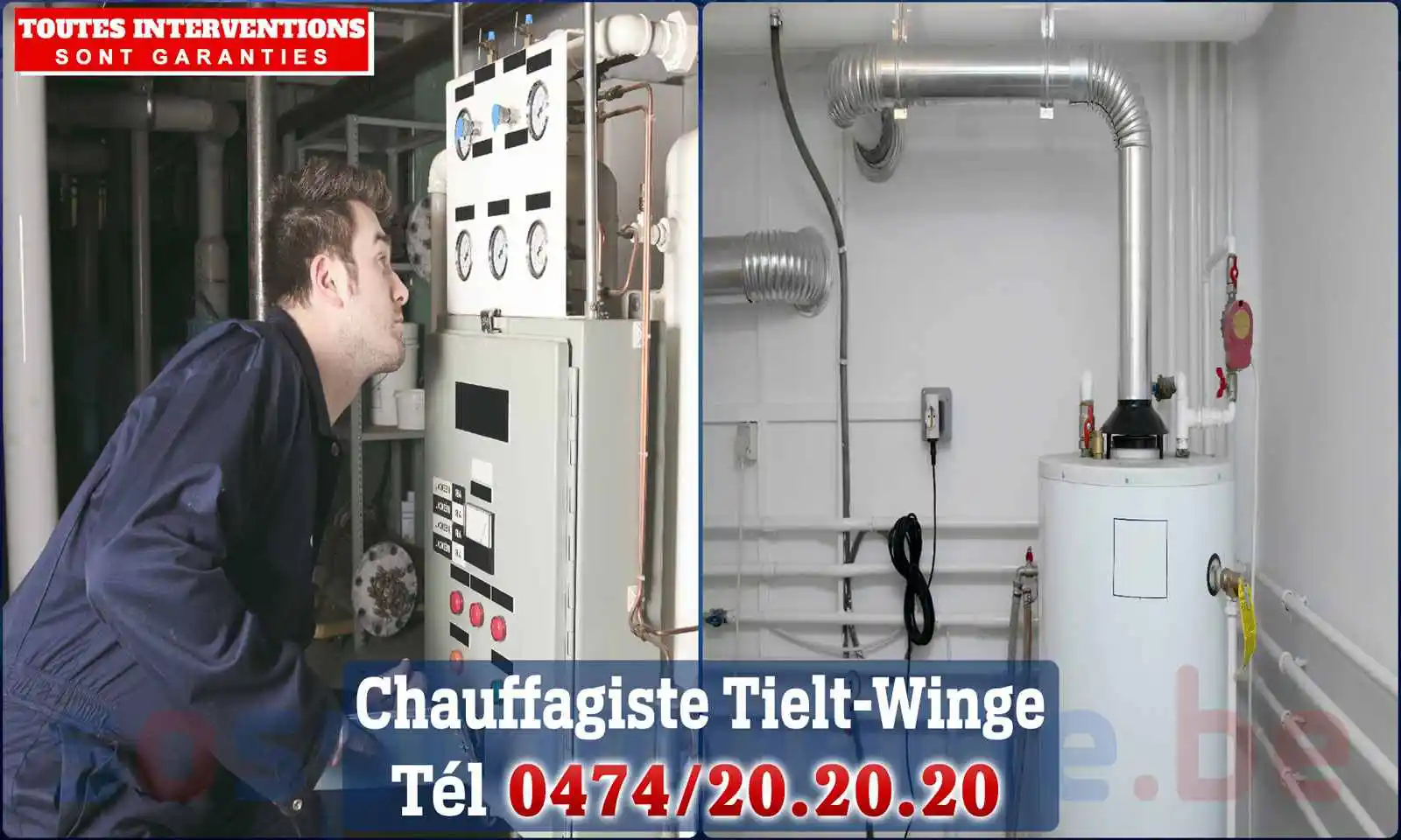 Chauffagiste agréé à Tielt-Winge 3390