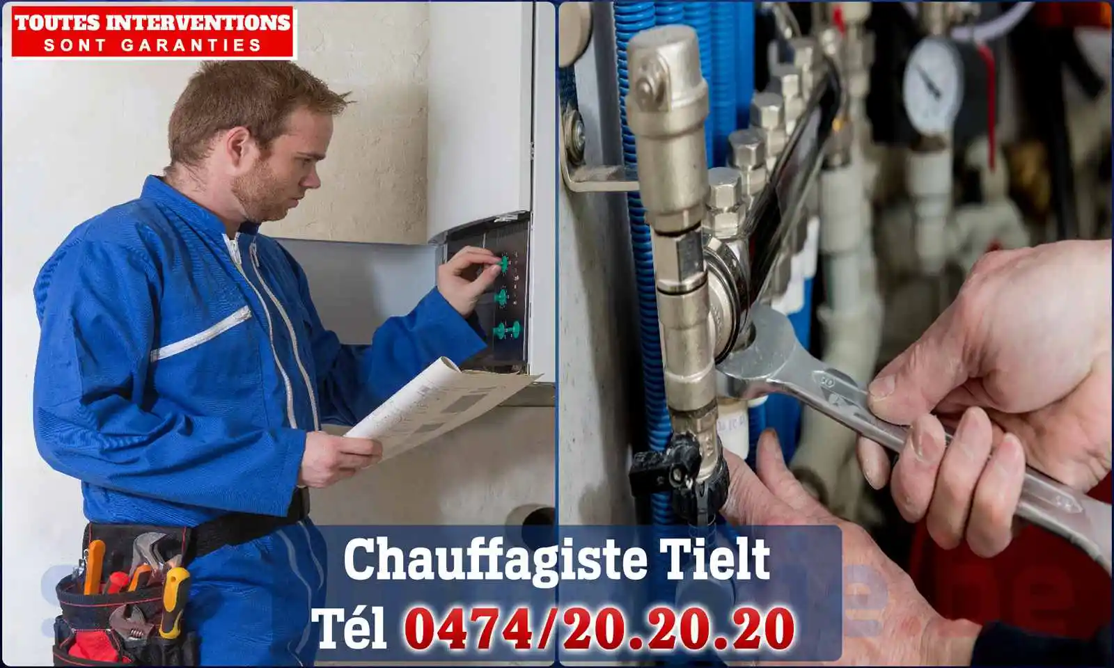 Chauffagiste agréé à Tielt 8700