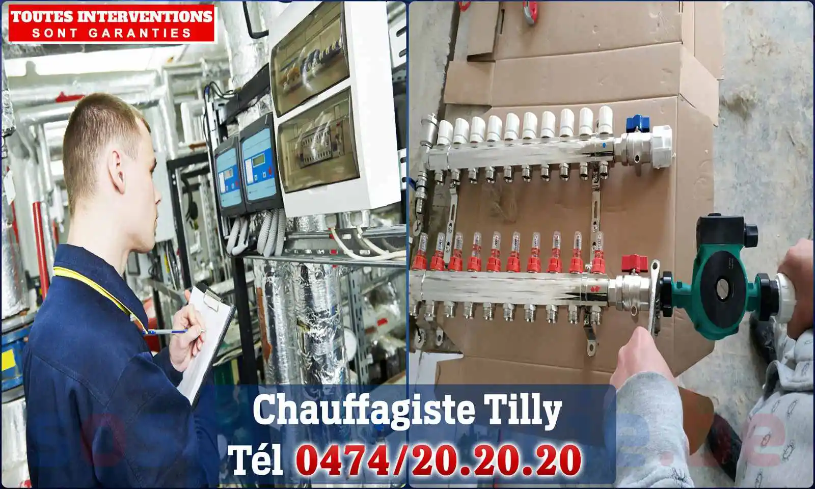 Chauffagiste agréé à Tilly 1495