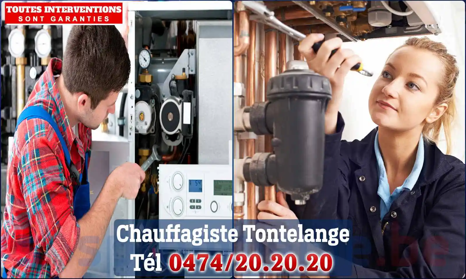 Chauffagiste agréé à Tontelange 6717