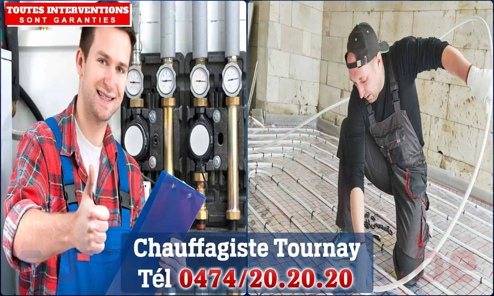 Chauffagiste agréé à Tournay 6840