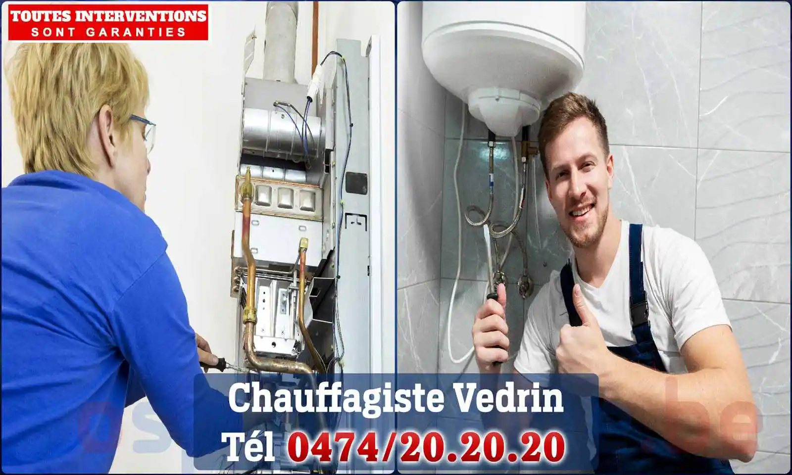 Chauffagiste agréé à Vedrin 5020