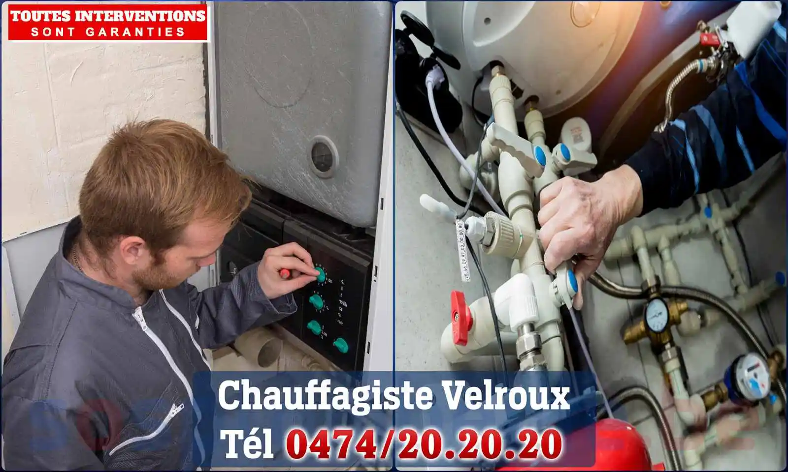 Chauffagiste agréé à Velroux 4460