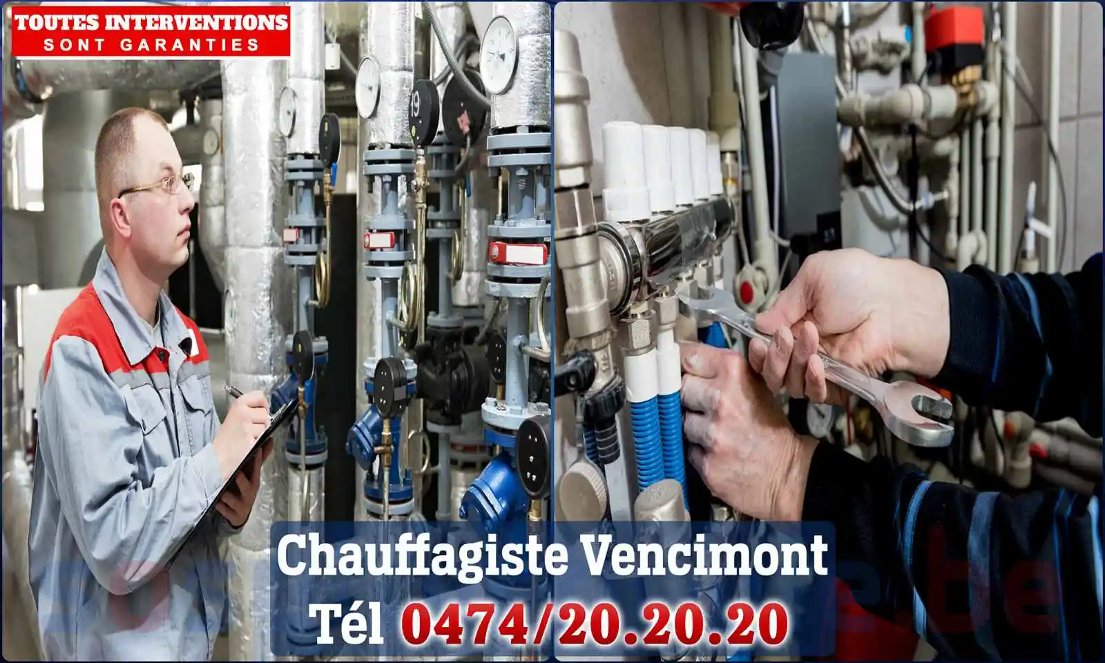 Chauffagiste agréé à Vencimont 5575