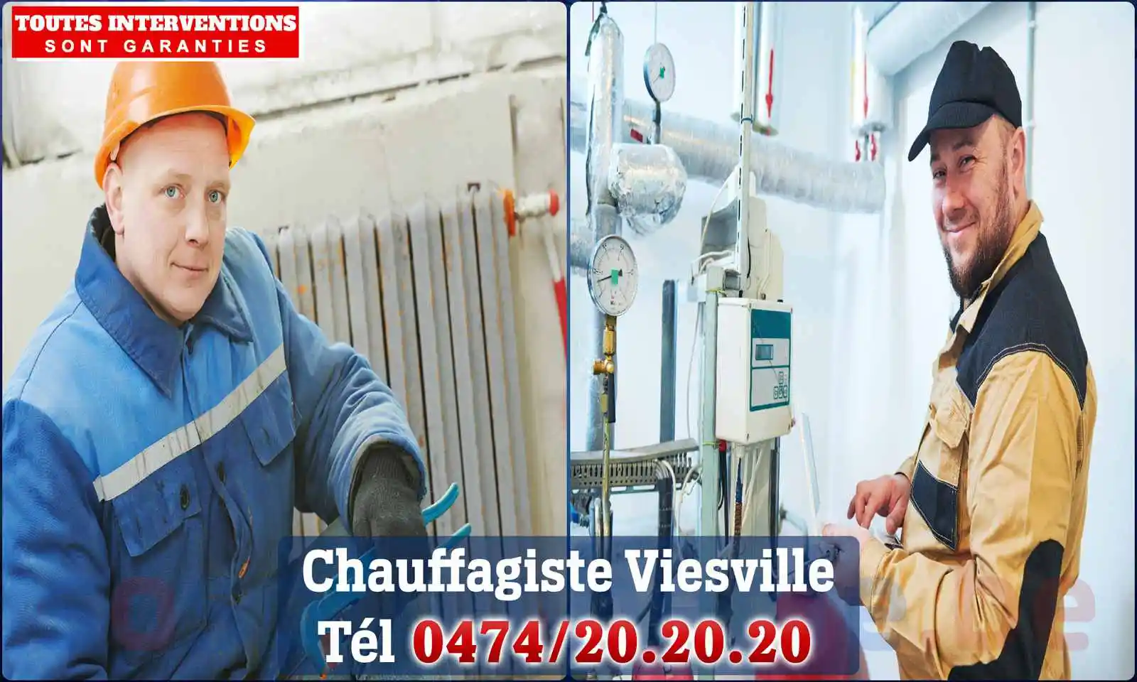 Chauffagiste agréé à Viesville 6230
