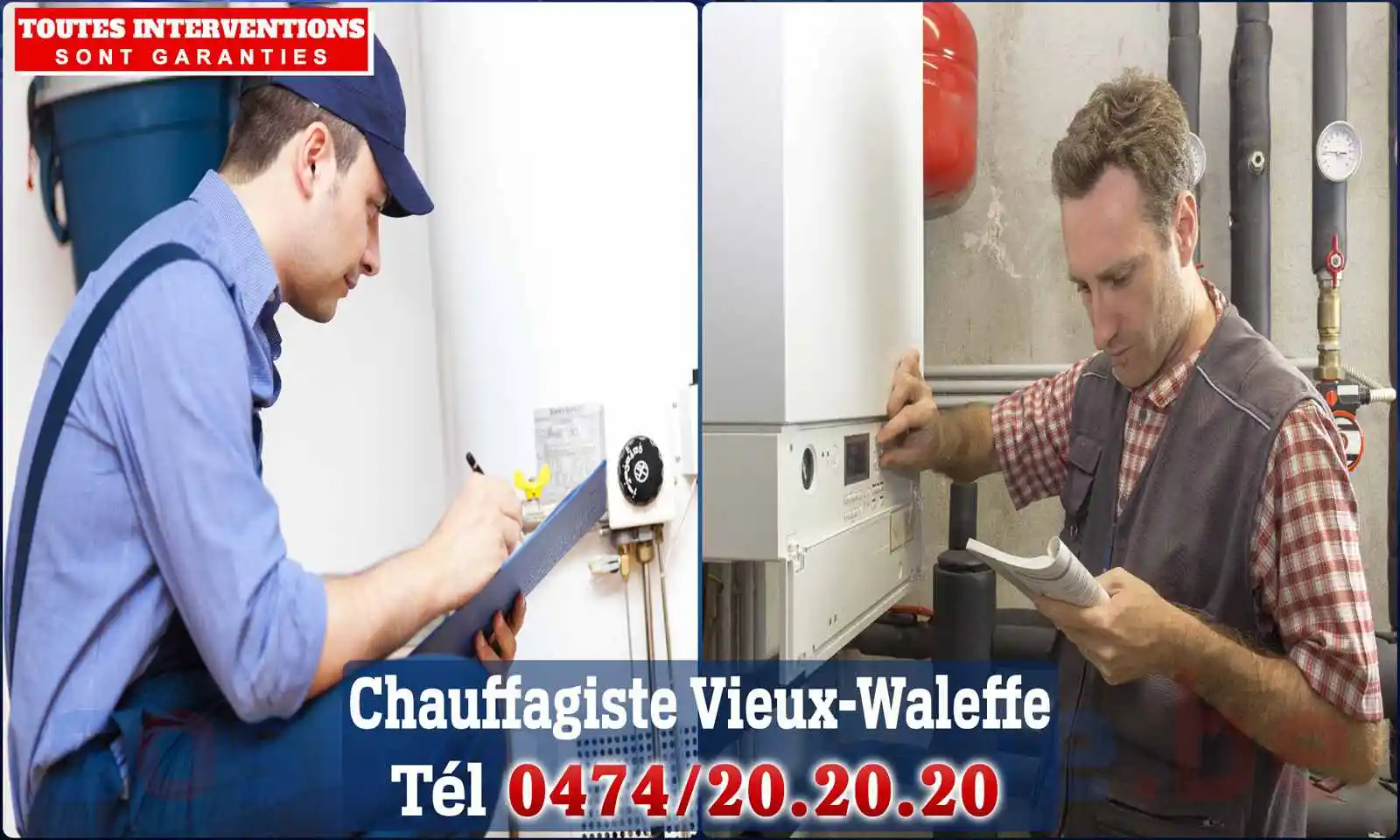 Chauffagiste agréé à Vieux-Waleffe 4530