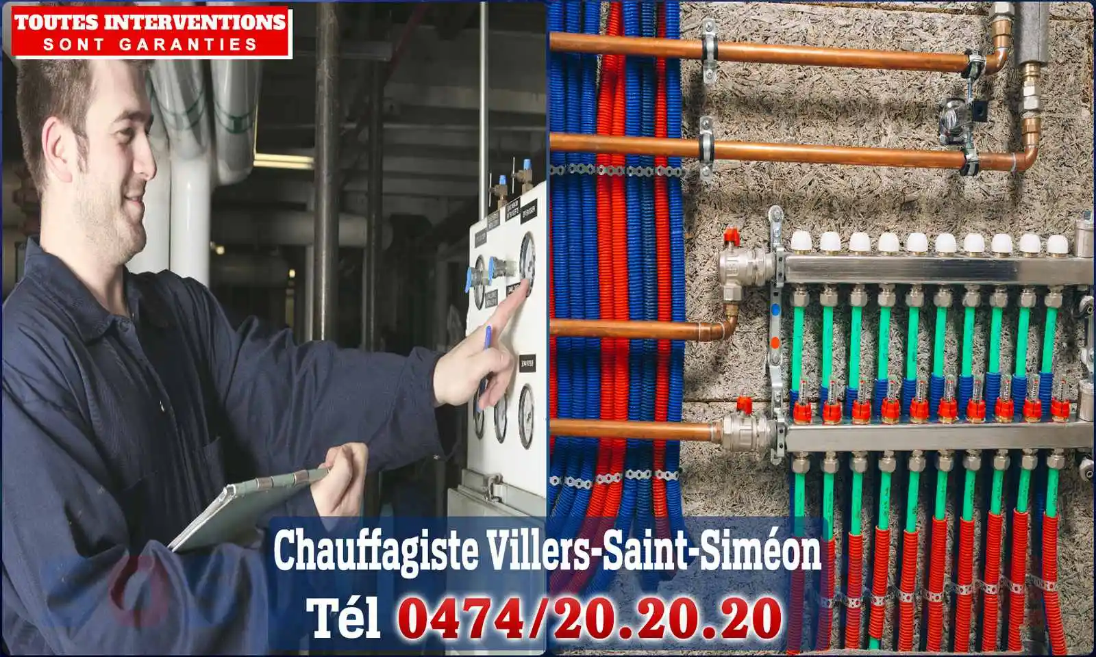 Chauffagiste agréé à Villers-Saint-Siméon 4453