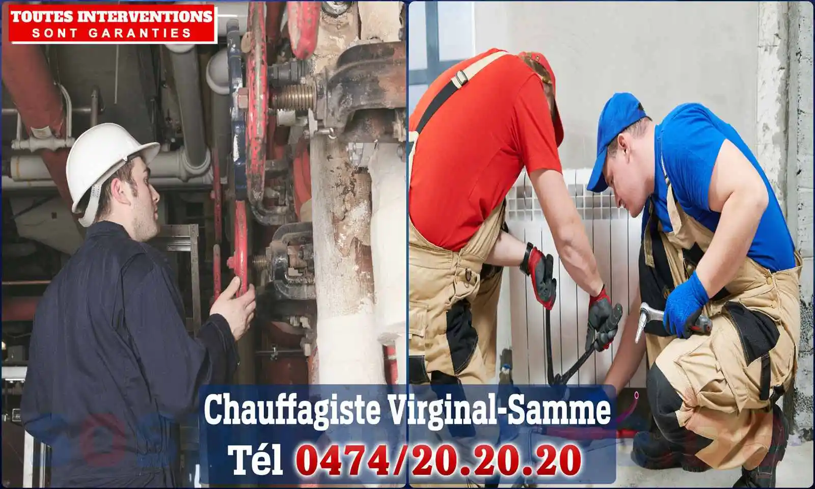 Chauffagiste agréé à Virginal-Samme 1460