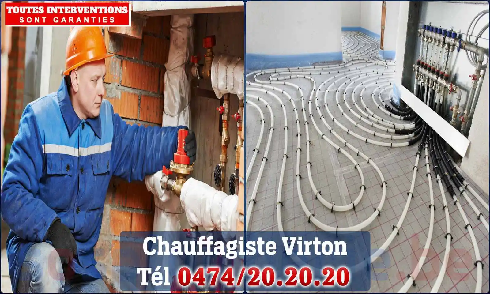 Chauffagiste agréé à Virton 6760