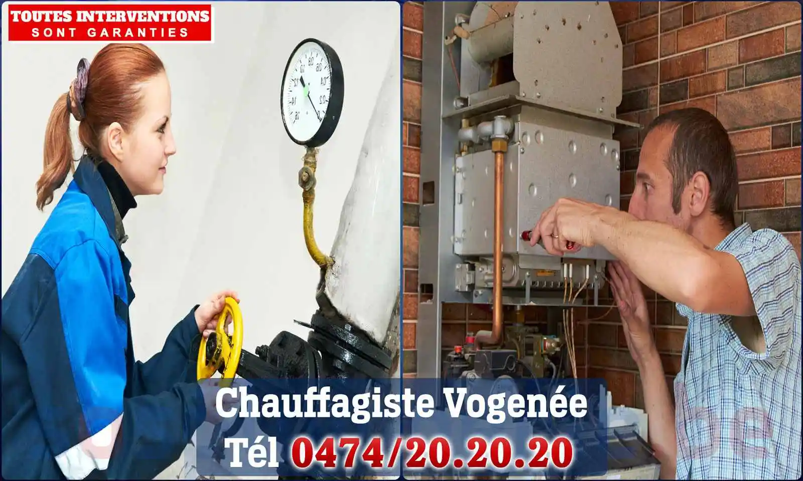 Chauffagiste agréé à Vogenée 5650