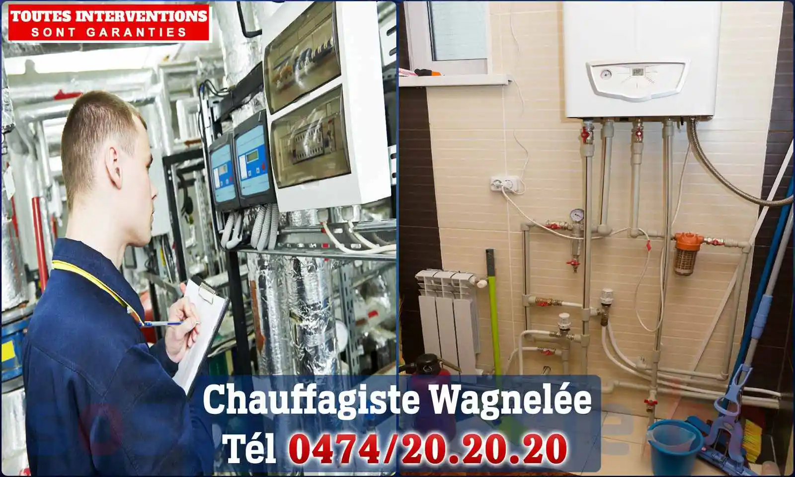 Chauffagiste agréé à Wagnelée 6223