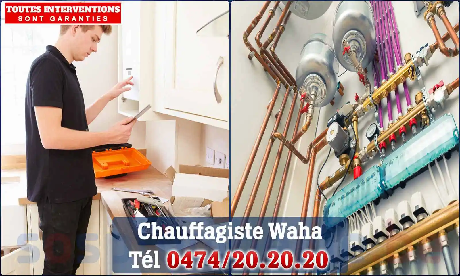 Chauffagiste agréé à Waha 6900