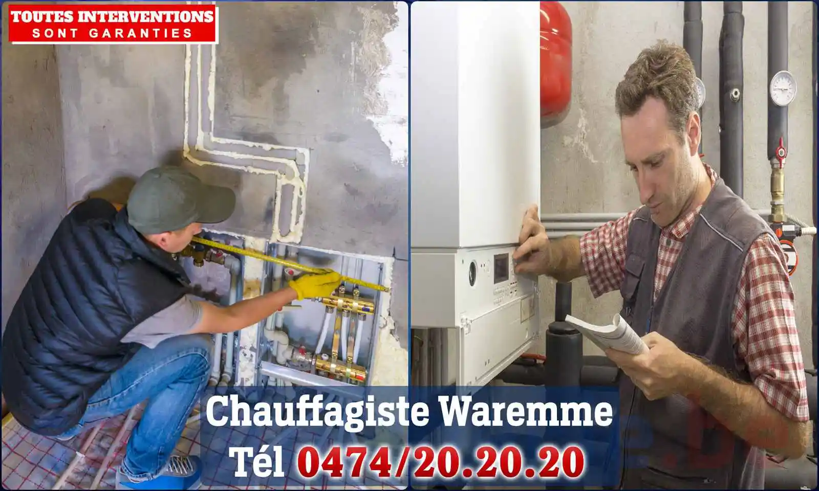 Chauffagiste agréé à Waremme 4300