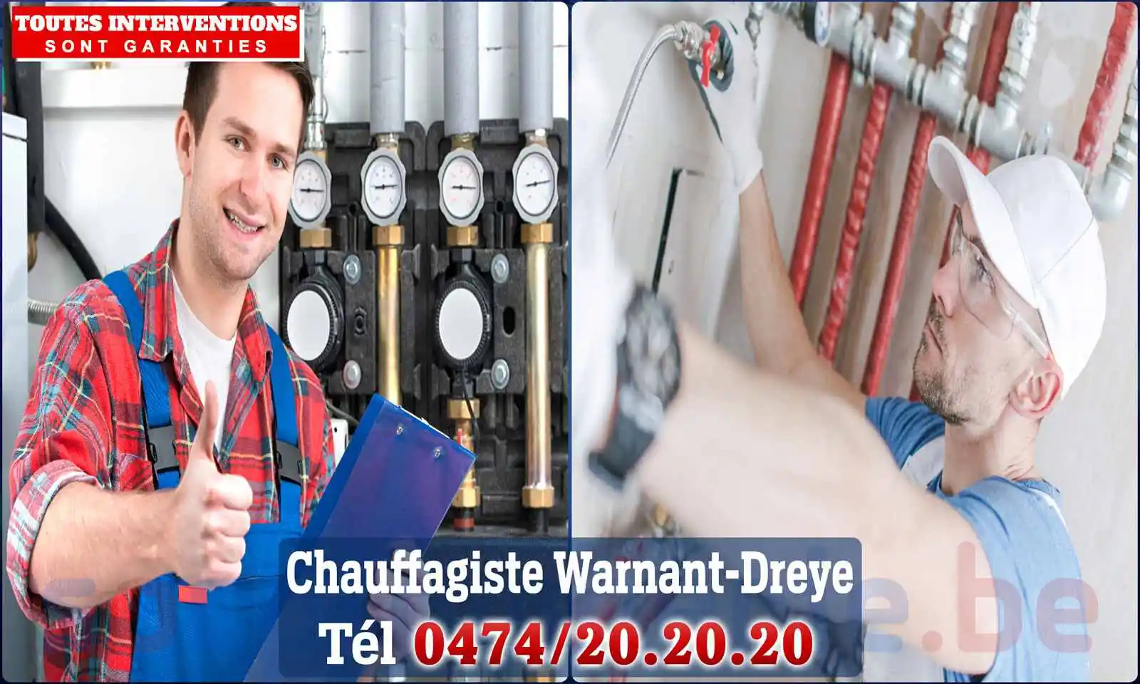 Chauffagiste agréé à Warnant-Dreye 4530