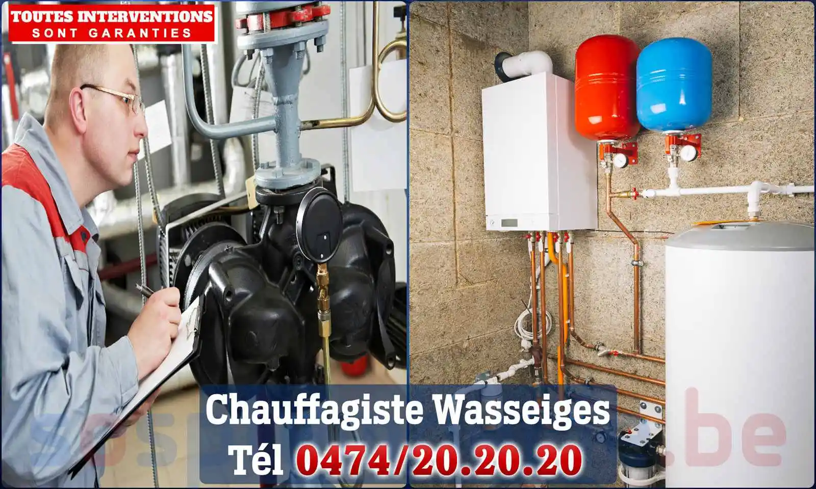 Chauffagiste agréé à Wasseiges 4219