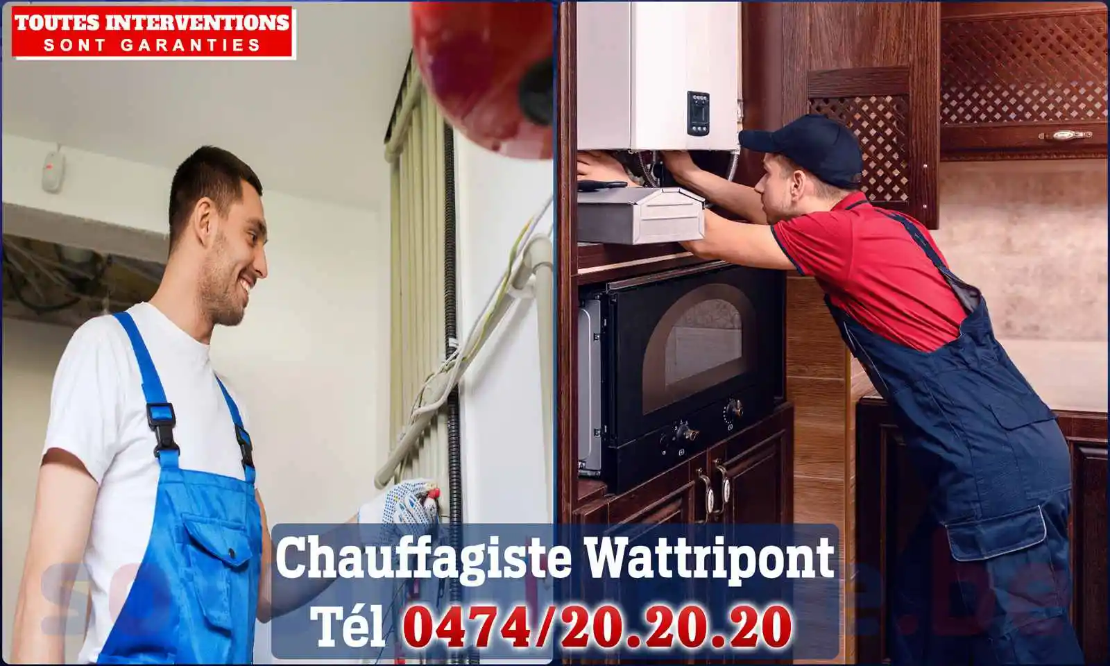 Chauffagiste agréé à Wattripont 7910