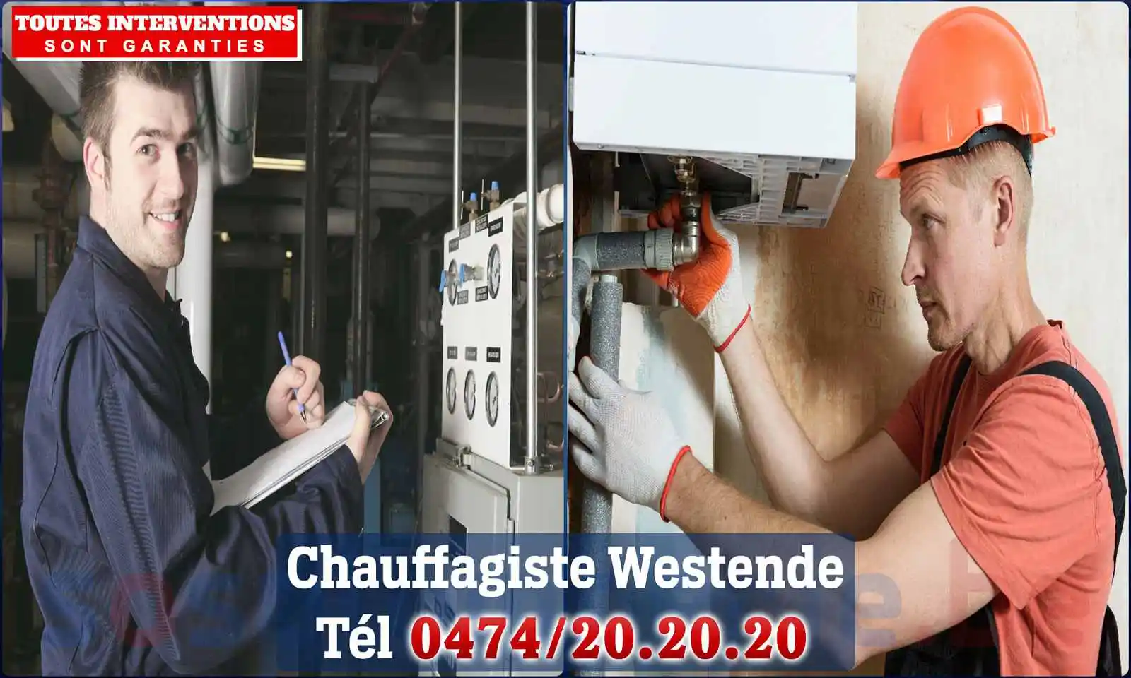 Chauffagiste agréé à Westende 8434