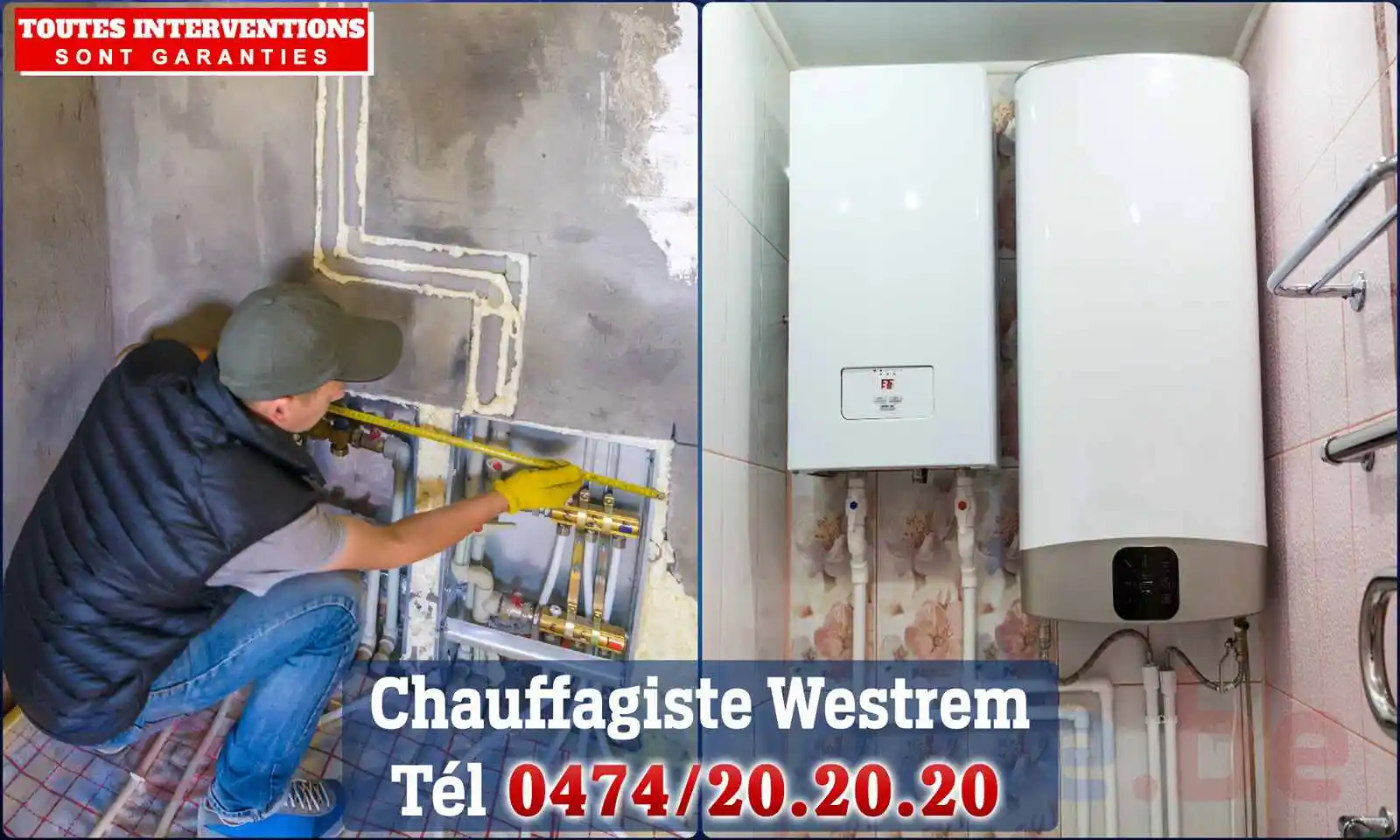Chauffagiste agréé à Westrem 9230