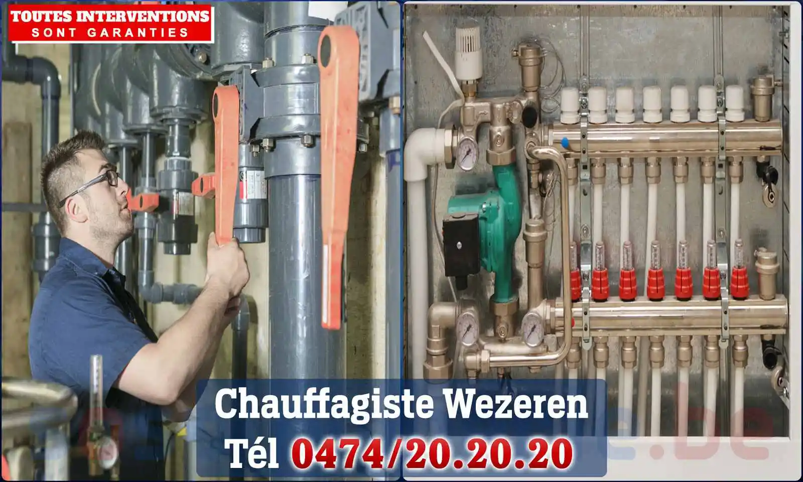 Chauffagiste agréé à Wezeren 3401