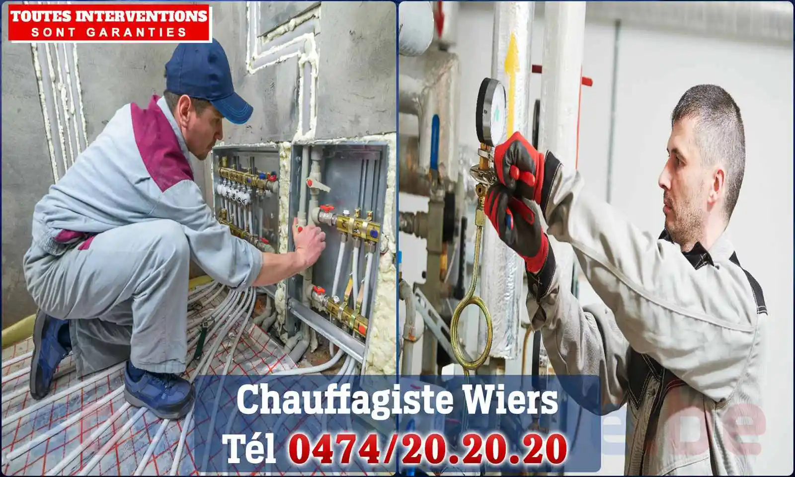 Chauffagiste agréé à Wiers 7608