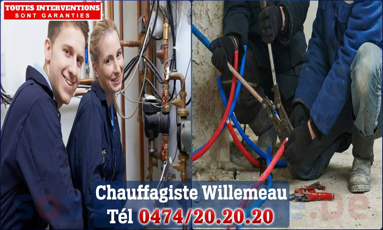 Chauffagiste agréé à Willemeau 7506