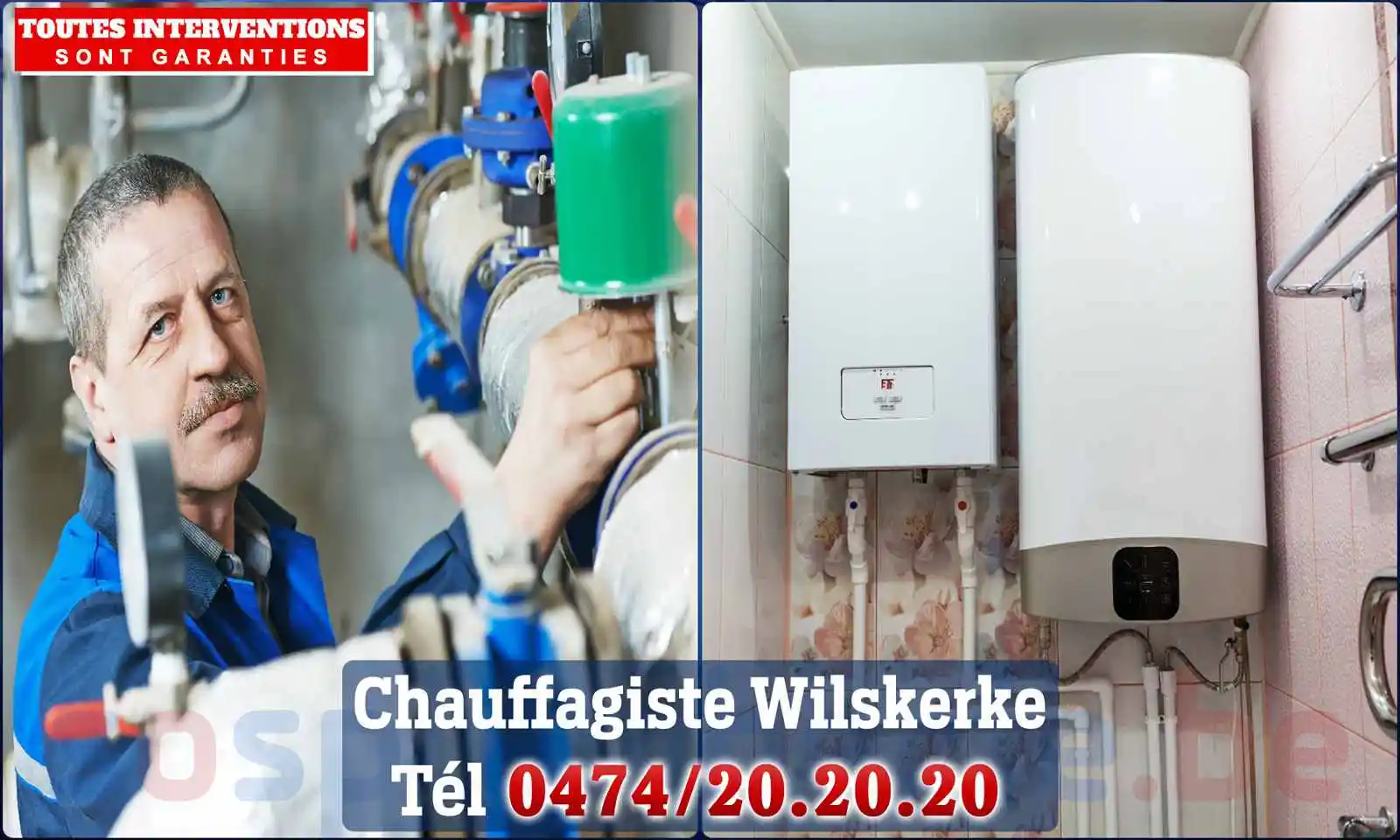 Chauffagiste agréé à Wilskerke 8431