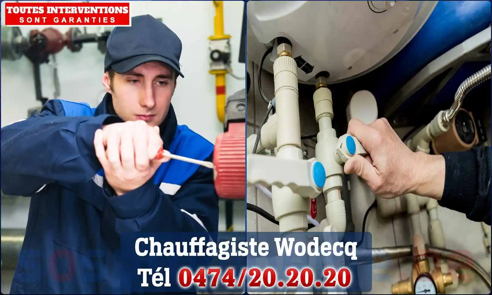 Chauffagiste agréé à Wodecq 7890